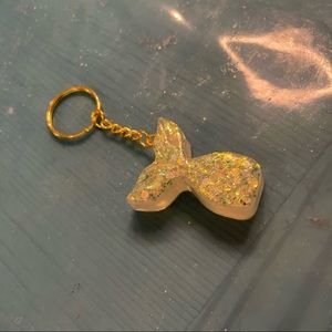 Mermaid resin keychain